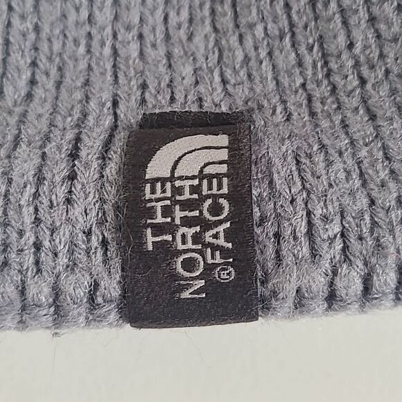The North Face Bones Recycled Knit Women’s Beanie Grayish Blue - Picture 5 of 5